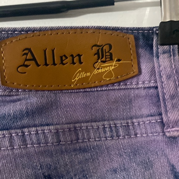 CUTE Allen B. by Allen Schwartz Women’s Colorful Acid Wash Skinny Jeans, Sz. 4 - Picture 5 of 5